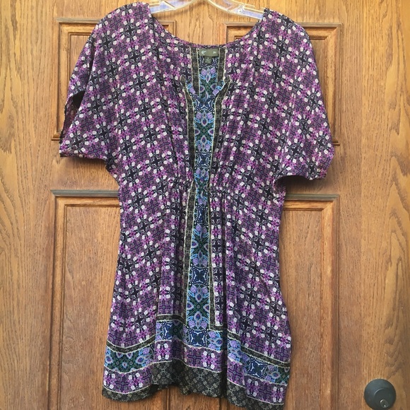Anthropology Fei Silk Tunic - small - Picture 3 of 8